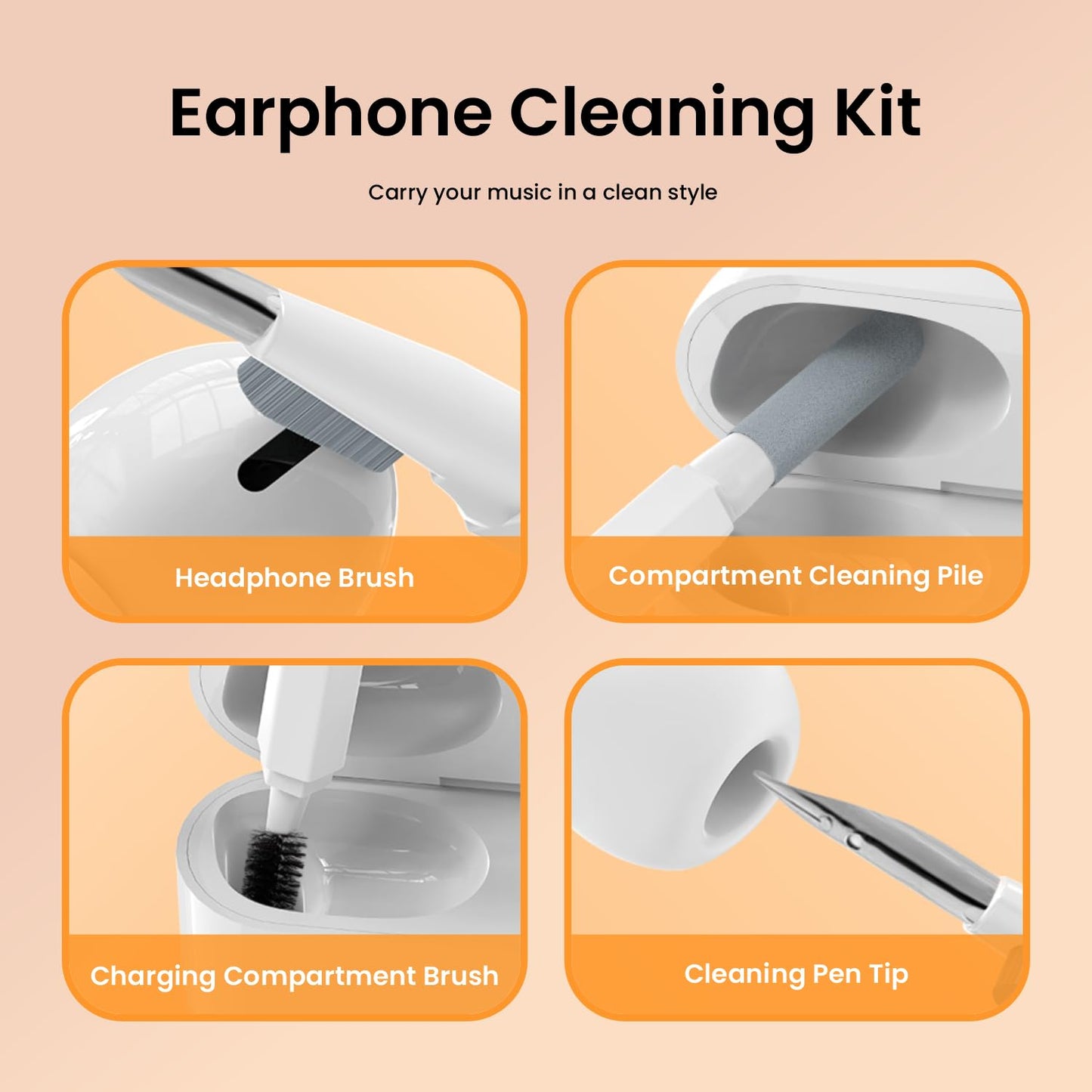 All-in-One Gadget Groomer (20-in-1 Multipurpose Cleaning Kit)