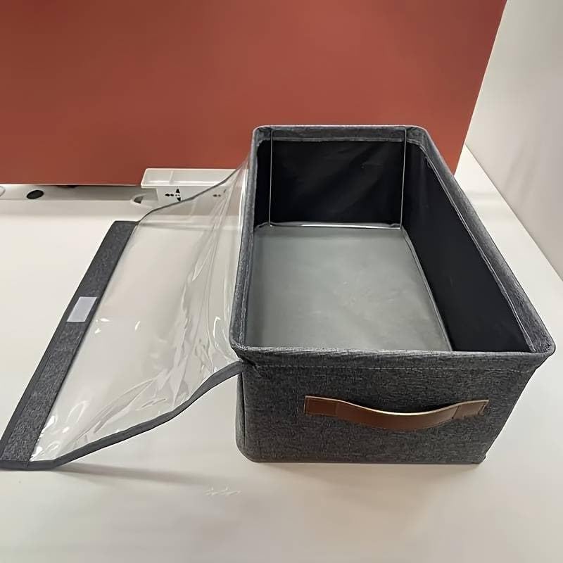 Fabric Storage Bins With Lids (Pack of 3, 6, 9, 12)