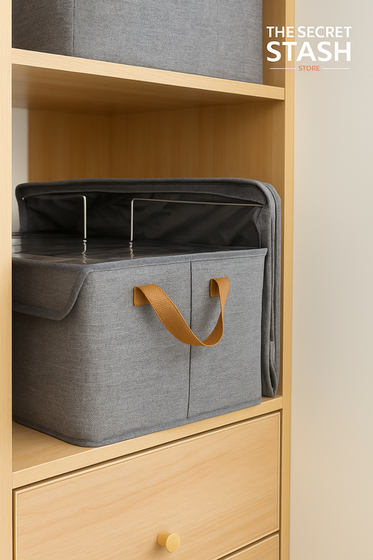 Fabric Storage Bins With Lids (Pack of 3, 6, 9, 12)