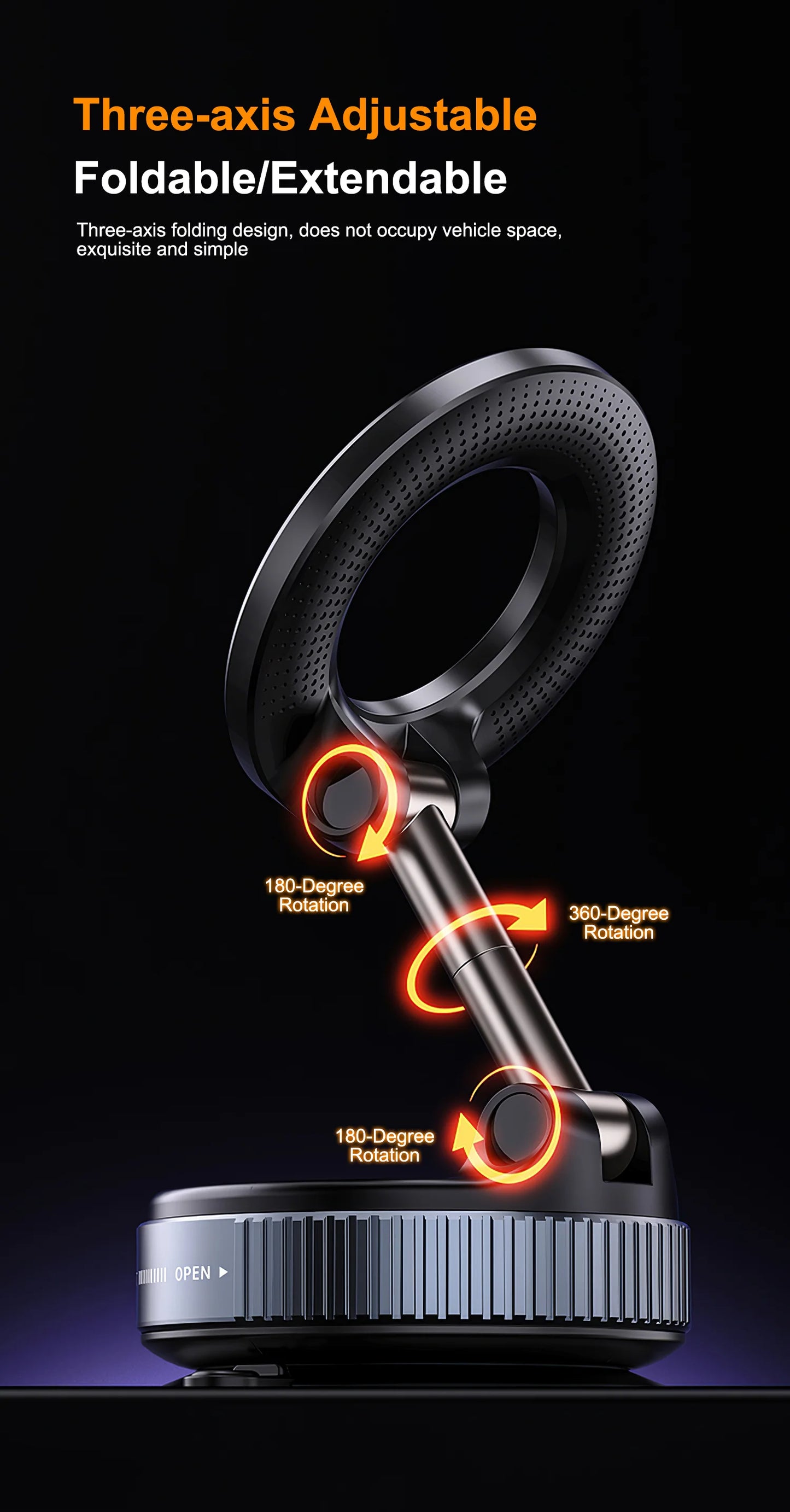 StashLock 360 – Magnetic Phone Holder (MagSafe Ready)