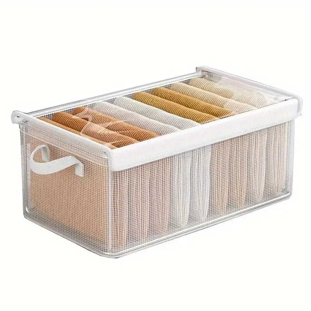 Transparent Storage Bins With Lids (Pack of 3, 6, 9, 12)